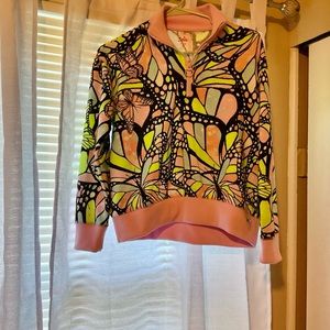 Big girls butterfly pullover